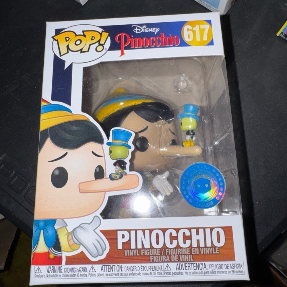 Funko Pop Disney Pinocchio w/ Jiminy Cricket #617 Special Edition Exclusive